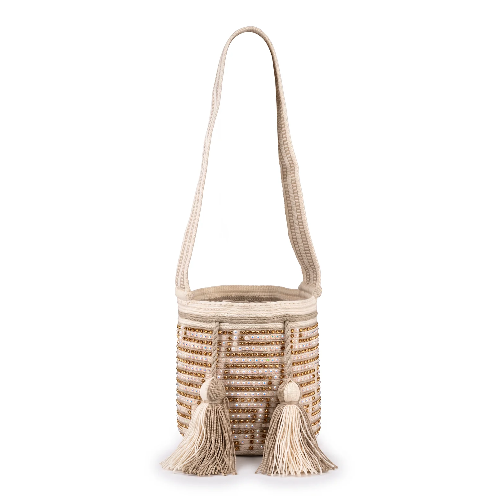 Mini Wayuu Greca Dorada